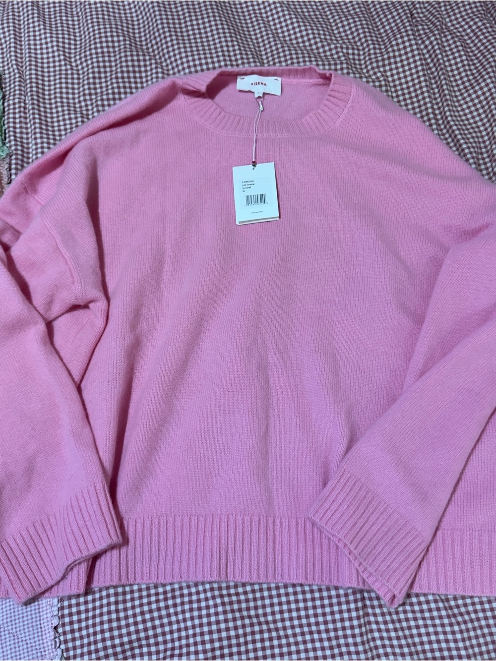 XiRENA Pink Crewneck Sweater